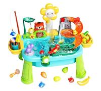 Mesa de juegos de agua, grifo giratorio divertidos juguetes sensoriales - Mesas acuáticas para niños de exterior - para niños - para niños y mujeres, jardín, patio, terraza, playa, piscina, guardería