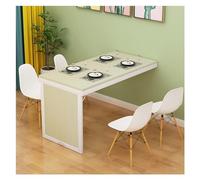 Mesa de lavandería plegable montada en la pared, escritorio de hojas caídas que ahorra espacio, banco de trabajo flotante versátil para cocina, comedor y lavandería, solución elegante y funcional