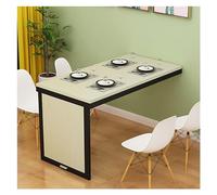 Mesa de lavandería plegable montada en la pared, escritorio de hojas caídas que ahorra espacio, banco de trabajo flotante versátil para cocina, comedor y lavandería, solución elegante y funcional