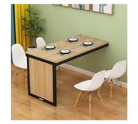 Mesa de lavandería plegable montada en la pared, escritorio de hojas caídas que ahorra espacio, banco de trabajo flotante versátil para cocina, comedor y lavandería, solución elegante y funcional