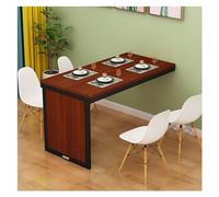 Mesa de lavandería plegable montada en la pared, escritorio de hojas caídas que ahorra espacio, banco de trabajo flotante versátil para cocina, comedor y lavandería, solución elegante y funcional