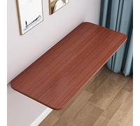 Mesa de lavandería plegable montada en la pared, estante que ahorra espacio para garaje, taller, oficina en casa, cocina, comedor (teca, 40 x 20 cm), solución de almacenamiento versátil