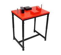 Mesa de lucha libre para brazos, 90 x 65 x 100 cm, robusta mesa de competición para entrenamiento de fuerza, torneos y ocio, incluye codos y almohadillas para ganar