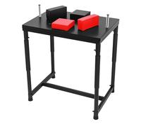 Mesa de lucha libre profesional para ejercitar brazos, 90 x 65 x 100 cm, brazo estándar, mesa con coderas y almohadilla ganadora, máquina de prensa de brazos para gimnasios, gimnasios