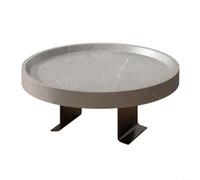 Mesa de madera con clip para reposabrazos de sofá, diseñada para sostener bebidas, aperitivos, control remoto, se adapta a varios anchos de sofá (gris)