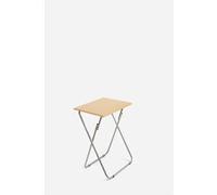 MESA DE MADERA PLEGABLE RECTANGULAR MARRÓN 48X38X66 cm