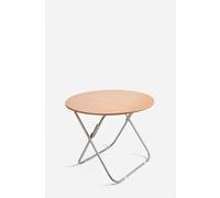 MESA DE MADERA PLEGABLE REDONDA D.90X90 cm