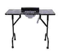 Mesa de manicura, manicura, estación de uñas, banco de trabajo con extracción de polvo, para manicura en salones de belleza, 90 x 40 x 72 cm