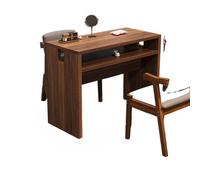 Mesa de manicura para uñas, estación de maquillaje de madera para estación de trabajo profesional de spa, salón de belleza