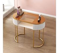 Mesa de manicura profesional moderna con tecnología de uñas, muebles de madera para salón de belleza, spa con cajones y 3 estantes, equipo esencial para salón de uñas