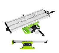 mesa de máquina | Banco de trabajo de aleación de aluminio ajustable con ejes XY,Mesa deslizante compuesta | Para carpintería fresado corte procesamiento de metales soldadura fabricación