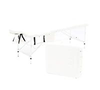 Mesa de masaje, cama plegable Sofá de mesa ergonómico portátil profesional Pies de madera para salón de terapia Masaje tailandés sueco(B)