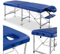 Mesa de Masaje Medmal 70 con Agujero Facial Cómodo Vinilo Flex K012 Azul Marino