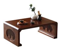 Mesa de meditación zen japonesa, diseño simple para ceremonia de té, escritura y decoración de tatami