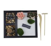 Mesa de meditación Zen Jardín | Juego de mesa japonesa con piedra y - Mesa japonesa meditación Zen Jardín Regalo para el hogar o la oficina. Se puede utilizar como un gran regalo para familiares