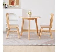 Mesa de negociación redonda pequeña para oficina, ventas, sala de descanso, café o comedor, mesa de reuniones de 2 a 4 personas, escritorio compacto multiusos para espacios pequeños