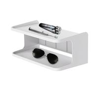 Mesa de Noche Flotante: Mesa de Noche suspendida en la de Noche de Doble Capa - estantes de Pared para almacenar Dormitorio, Sala de Estar, baño, Cocina, mesita de Noche. Puede Contener