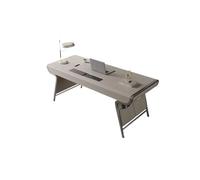 Mesa De Oficina Escritorio de madera maciza, luz de lujo, moderno, for el hogar, mesa de Juegos de ordenador, escritorio de estudio moderno, escritorio minimalista for ordenador Escritorio Con Almacen