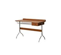 Mesa De Oficina Escritorio de madera maciza Retro for el hogar, dormitorio, escritorio for ordenador, escritorio nórdico Simple y pequeño for apartamento, escritorio de escritura Escritorio Con Almace