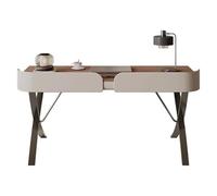 Mesa De Oficina Escritorio minimalista Luz de lujo Sala de estar moderna Estilo Wabi-sabi Escritorio de tablero grande americano Escritorio de estudio en el hogar Escritorio for computadora Escritorio