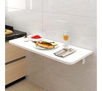 Mesa de pared con hojas abatibles, escritorio plegable para cocinas pequeñas y rincones de desayuno, diseño que ahorra espacio para maximizar la e la habitación