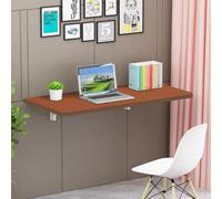 Mesa de pared de madera, plegable, plegable, ahorro de espacio para montaje en pared, mesa de cocina, mesa de comedor, mesa de bistró, mesa de buffet, mesa colgante, mesa de ordenador, flotante-60 *