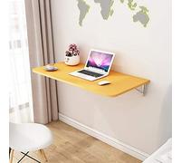 Mesa de pared plegable de madera maciza, ahorro de espacio, para cocina, comedor y computadora, multifuncional, diseño invisible, varios tamaños para una vida compacta