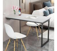 Mesa de pared plegable, escritorio flotante, diseño que ahorra espacio, perfecta para cocina, comedor, dormitorio, sala de estar, 90 x 60 x 75 cm de alto
