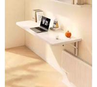 Mesa de pared plegable - Escritorio flotante que ahorra espacio para cocina, comedor, estudio y lavandería - Mueble compacto y versátil montado en la pared para espacios pequeños, solución