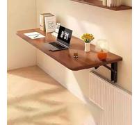 Mesa de pared plegable - Escritorio flotante que ahorra espacio para cocina, comedor, oficina en casa, lavandería - Mueble compacto montado en la pared para espacios pequeños y uso versátil 80 x 30 cm