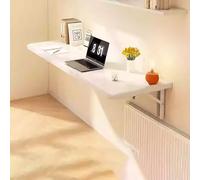 Mesa de pared plegable - Escritorio flotante que ahorra espacio para cocina, comedor, oficina en casa y estudio - Solución compacta versátil montada en la pared para espacios pequeños y almacenamiento