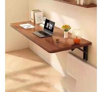 Mesa de pared plegable, escritorio flotante que ahorra espacio para espacios pequeños, cocina, comedor, oficina en casa y lavandería, diseño compacto versátil montado en la pared para un fácil
