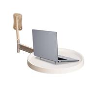 Mesa de Pared Plegable - Escritorio Giratorio, Estilo de Almacenamiento Compacto, Superficie Lisa Duradera | Muebles Que Ahorra Espacio para café, Leche, té, pastelería, Sala de Estar