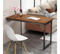 Mesa de pared plegable - Mesa de comedor de pared multifuncional para ahorrar espacio, estante de teles, 100 x 60 x 75 cm, para espacios pequeños, uso doméstico y oficina