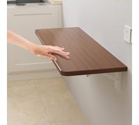 Mesa de pared plegable - Mesa multifuncional para cocina y exterior que ahorra espacio para jardín o patio | Diseño compacto para un fácil almacenamiento y uso versátil