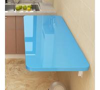 Mesa de pared plegable multifuncional de madera que ahorra espacio, escritorio flotante para cocina, dormitorio y oficina, elegante tocador y banco de trabajo de lavandería, diseño fácil de instalar