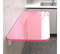 Mesa de pared plegable para cocina y lavandería, escritorio flotante y banco de trabajo con hojas desplegables, diseño de madera que ahorra espacio, para uso doméstico y oficina