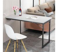 Mesa de pared plegable pequeña multifuncional, banco de trabajo para cocina y oficina, montaje en pared, 100 x 50 x 75 cm, para dormitorio y sala de estar