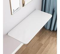 Mesa de Pared Plegable, Que Ahorra Espacio, for lavandería y Cocina, fácil Montar, Comedor Flotante for hogares, oficinas, restaurantes(White,100x30x2.5cm)