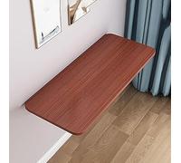 Mesa de Pared Plegable, Que Ahorra Espacio, for lavandería y Cocina, fácil Montar, Comedor Flotante for hogares, oficinas, restaurantes(Walnut,120x30x2.5cm)