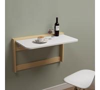 Mesa de pared plegable que ahorra espacio, mueble de cocina, mesa multifuncional oculta para comedor y uso de computadora en espacios pequeños, oficinas, apartamentos, cocinas, color contra