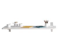Mesa de pared resistente con estante flotante, ideal para oficina en casa, cocina o bar, 60 x 40 cm (120 x 40 cm)