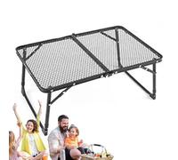 Mesa de parrilla para acampar, mesa plegable de la parrilla - Tablas de parrilla que no son de deslizamiento para el exterior,Estación de cocina portátil de servicio pesado para la fiesta de balcón de