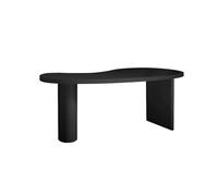 Mesa de PC Escritorio minimalista Oficina en forma de madera maciza completa Banco de trabajo creativo de troncos Oficina de consultoría Mesa de negociación Oficina de oficina(120 * 60 * 75cm)