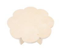 Mesa de Picnic en Forma de Flor, Resistente y Portátil para Acampar Al Aire Libre, Mesa de Manualidades, Plegable de Madera Maciza con Dibujos Animados para Picnics, Dimensiones de 14" X