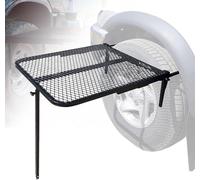 Mesa de picnic portátil for neumáticos de automóvil, mesa plegable for acampar, mesa de comedor liviana for aventuras al aire libre de 70 * 50 cm, altura ajustable, for RV, camping, playa, senderismo