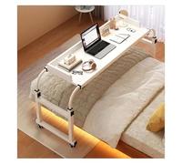 Mesa de pie for computadora portátil, mesa de cama, escritorio for computadora, estación de trabajo de pie, bandeja for alimentos, mesa de cama con ruedas, altura ajustable for cama tamaño twin/full/q