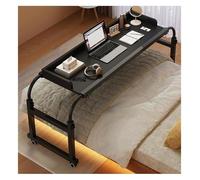 Mesa de pie for computadora portátil, mesa de cama, escritorio for computadora, estación de trabajo de pie, bandeja for alimentos, mesa de cama con ruedas, altura ajustable for cama tamaño twin/full/q