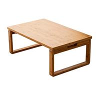 Mesa de piso de bambú japonés para meditación y té, mesa compacta de café y altar para espacios zen en sala de estar, dormitorio, salón