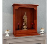 Mesa de piso de meditación de altar del santuario de Buda, vitrina de estatua de Fengshui para el hogar, suministros budistas y templo de la riqueza